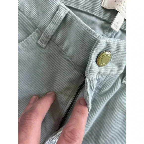 Talbots Pant Signature Bootcut Five Pocket Corduroy Blue Cotton Stretch Size 4p - Picture 6 of 11